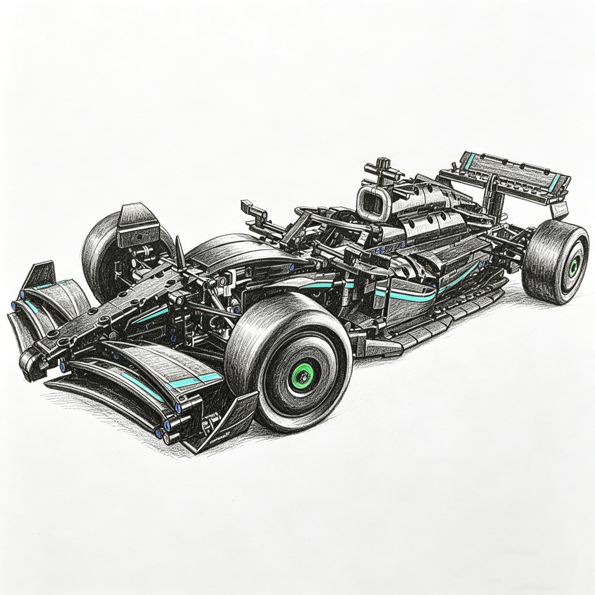 Cocktail Shaker Set - NEW 1:8 Scale 1642PCS Technical Performance