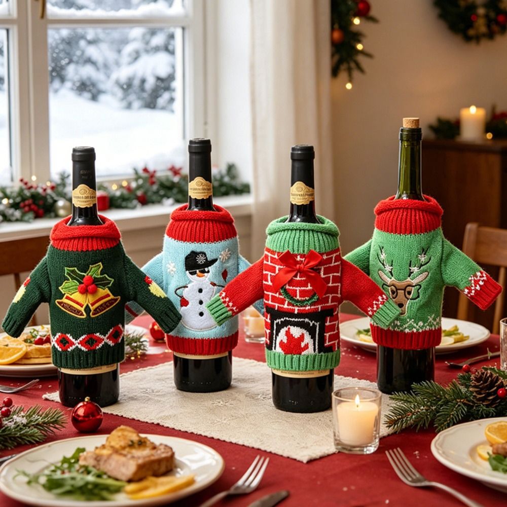 Elk Wine Bottle Cover Reusable - Wine Beer Hat 评论和价格