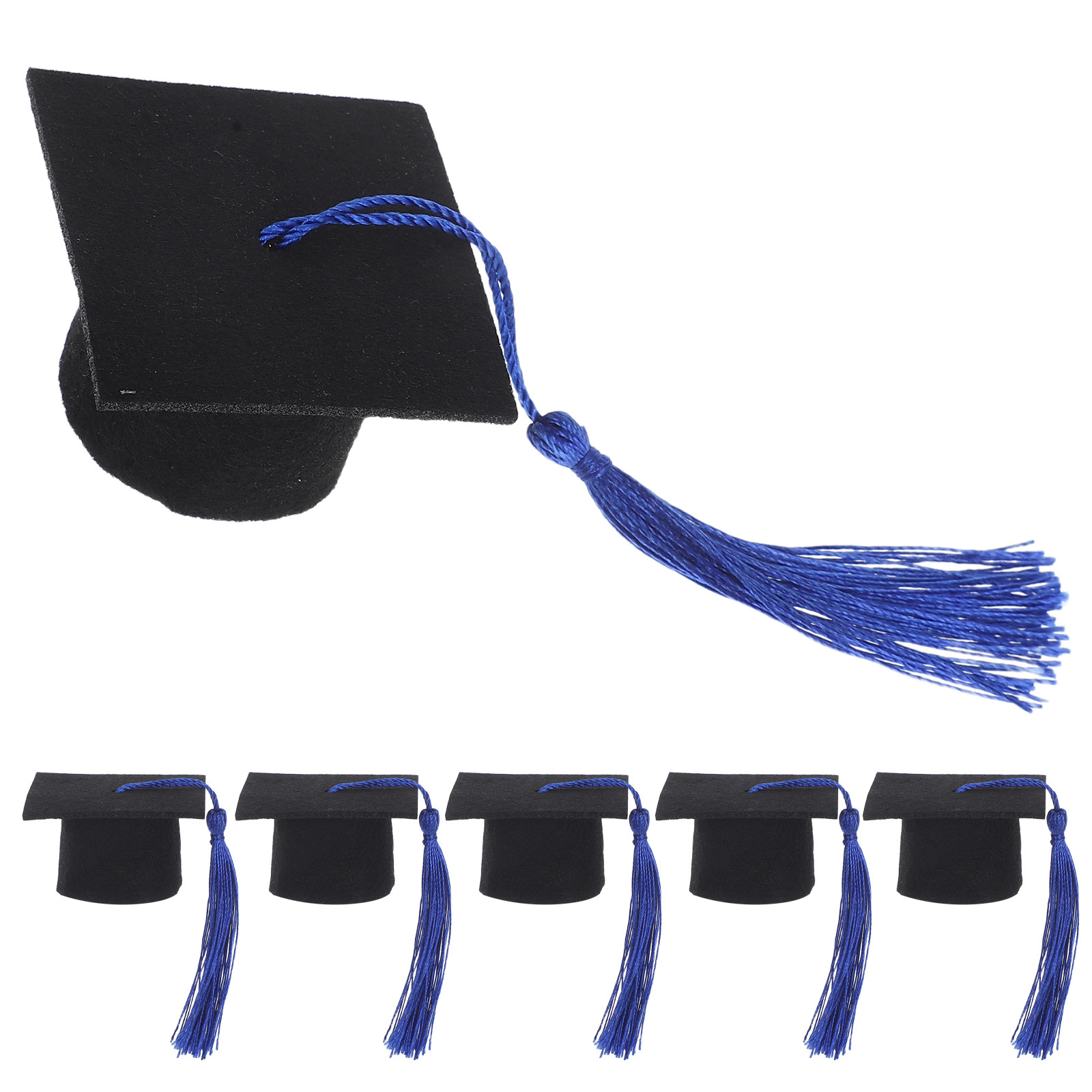 6Pcs Mini Doctoral Hat Wine Bo - Wine Beer Hat 评论和价格