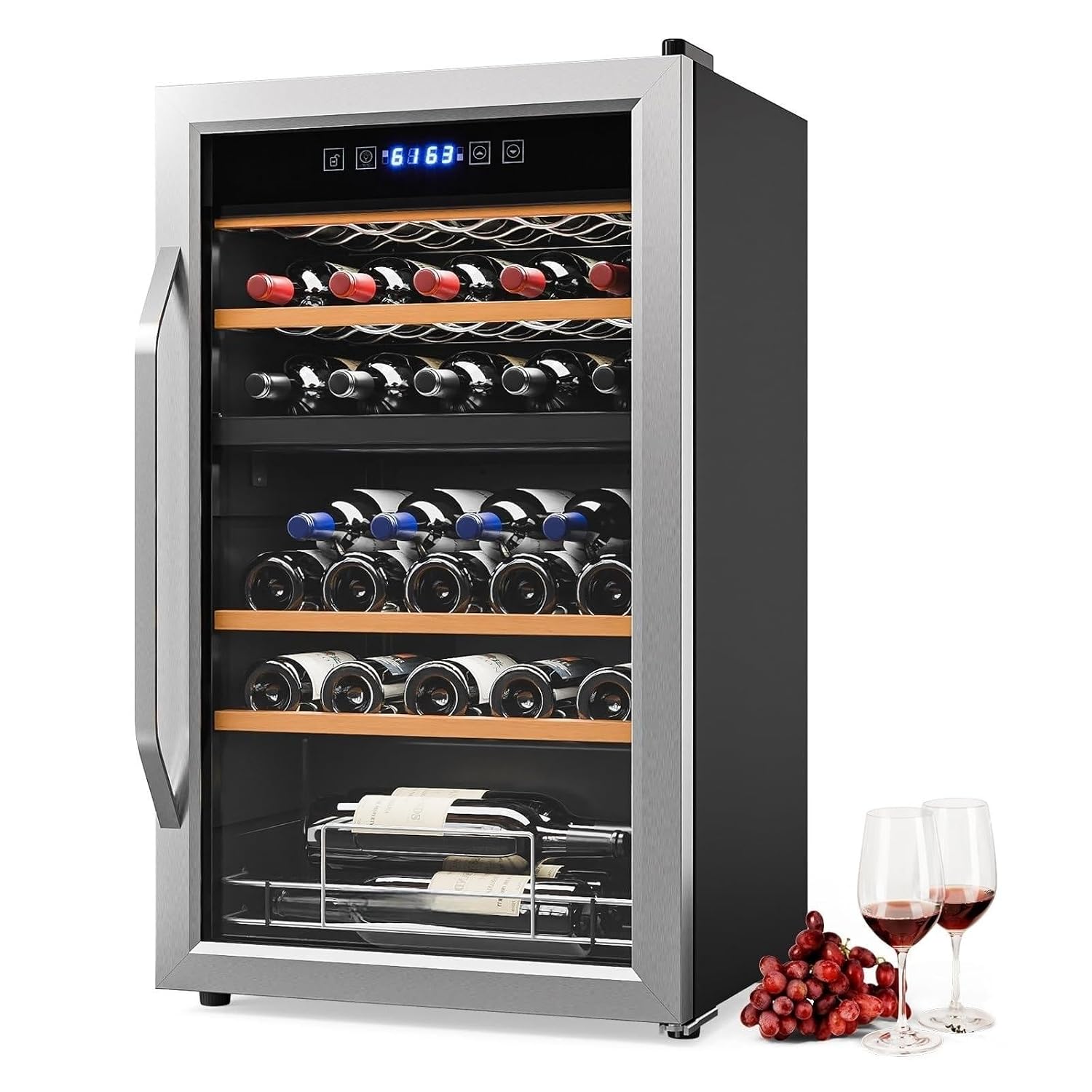 33 Bottle Dual Zone Wine Coole - Wine Beer Dual Zone 评论和价格