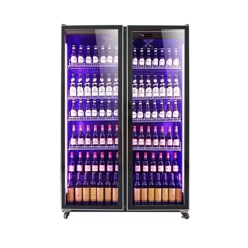 Double Door Air Cooling Refrig - Wine Beer Dual Zone 评论和价格