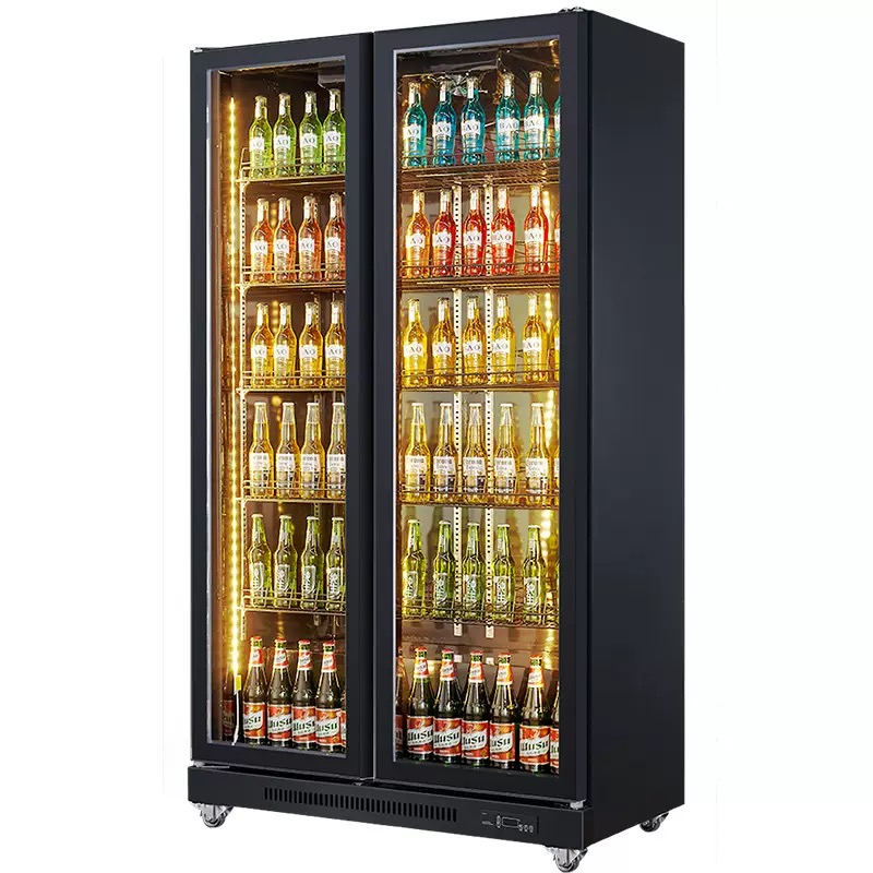 Double Door Air Cooling Refrig - Wine Beer Dual Zone 评论和价格