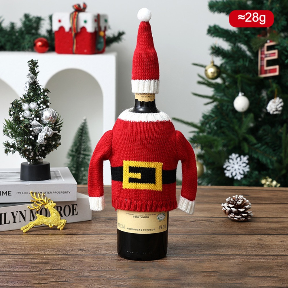 Elk Wine Bottle Cover Snowflak - Wine Beer Hat 评论和价格