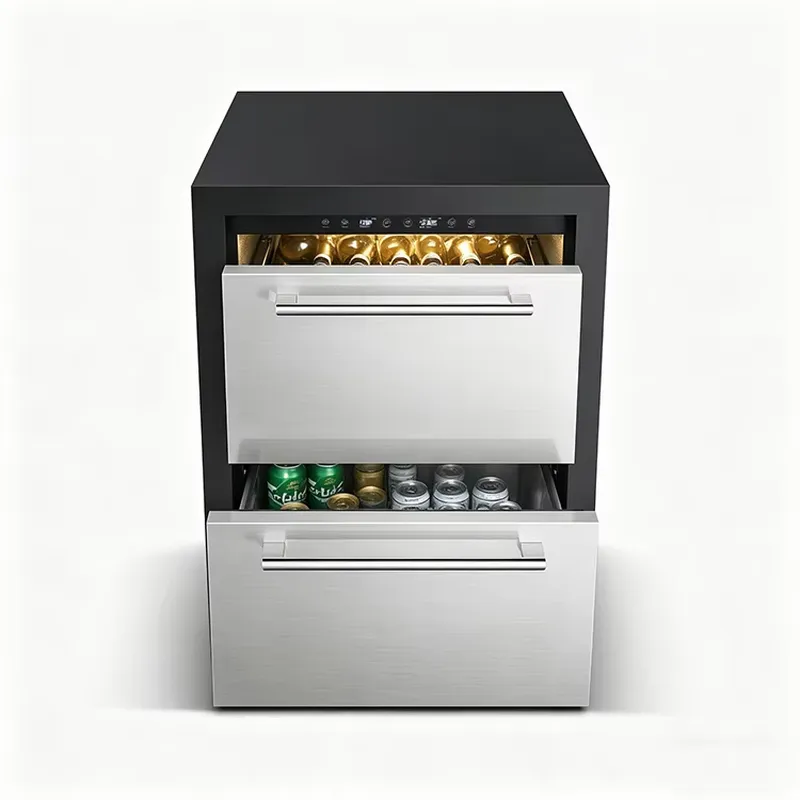 Black and Durable Stainless St - Wine Beer Dual Zone 评论和价格