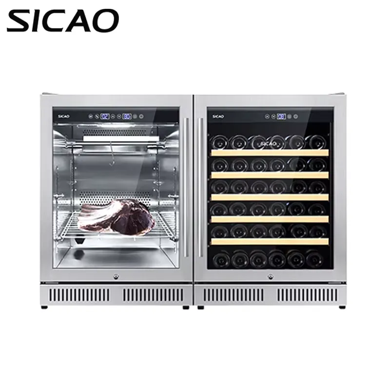 Under Counter Dry Age Fridge W - Wine Beer Dual Zone 评论和价格